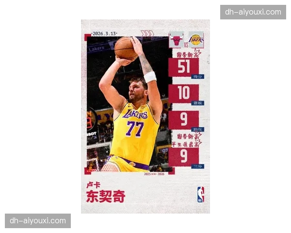 东契奇后撤步三分命中率提升 湖人外线威胁进一步扩大